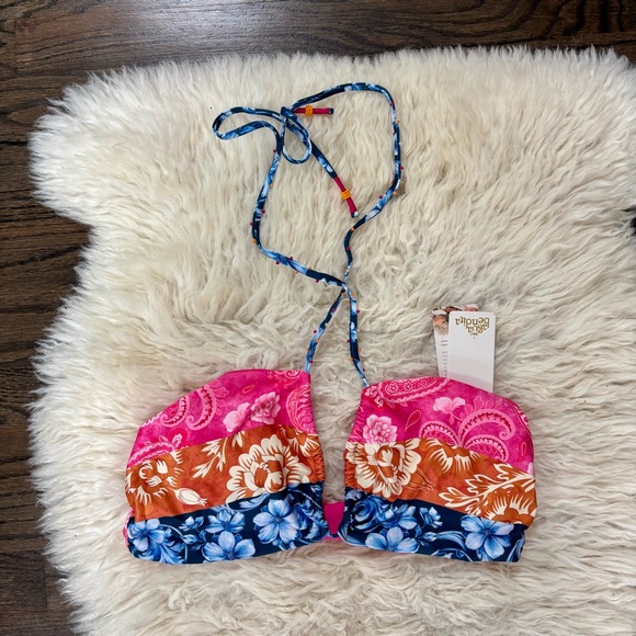 *NWT* AGUA BENDITA ‘Belly’ Bikini Top in Rioja Multi - Picture 2 of 2